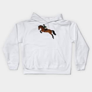 Bay Show Jumper - Equine Rampaige Kids Hoodie